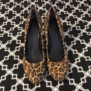 Nine West leopard heels